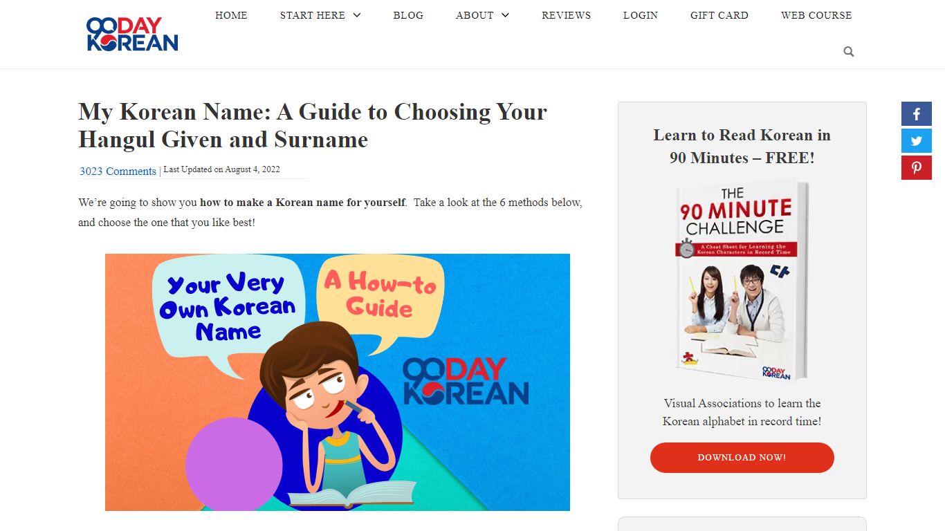 Korean Name: Create your own name through this how-to guide